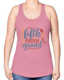 fifth grade grand 72# - fifth grade -Racerback Tank