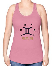 gemini 241# - gemini -Racerback Tank
