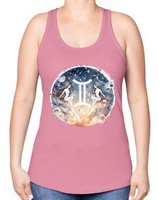gemini 247# - gemini -Racerback Tank