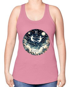gemini 249# - gemini -Racerback Tank