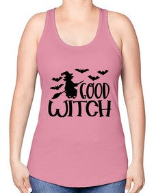 good witch 36# - witch -Racerback Tank