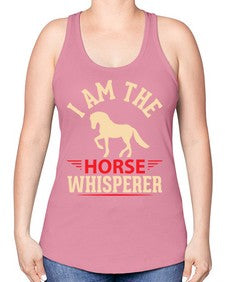 i am the horse whisperer Style 3# - horse -Racerback Tank