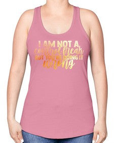 iamnotacontrolfreakbutyouredoingitwrong 1172# - tacos -Racerback Tank