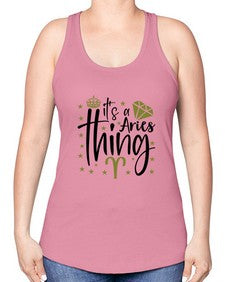 its a Aries thing 261# - aries -Racerback Tank