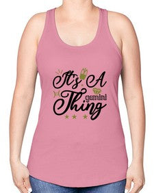 its a Gemini thing 266# - gemini -Racerback Tank