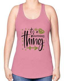 its a sagittarius thing 271# - sagittarius -Racerback Tank