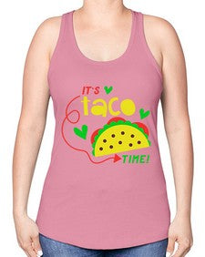 itstacotime 1249# - tacos -Racerback Tank