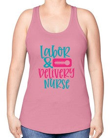 labor belivery nurse Style 265# - nurse -Racerback Tank