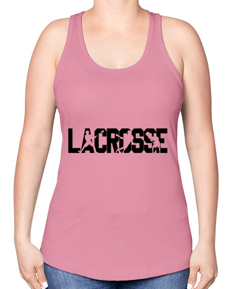 lacrosse 1# - lacrosse -Racerback Tank