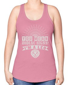 leo 309# - leo -Racerback Tank