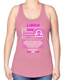 libra 339# - libra -Racerback Tank