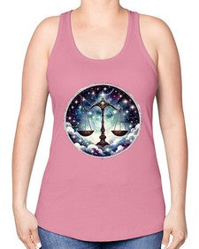 libra 342# - libra -Racerback Tank