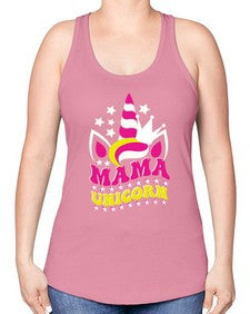 mama unicorn 285# - unicorn -Racerback Tank