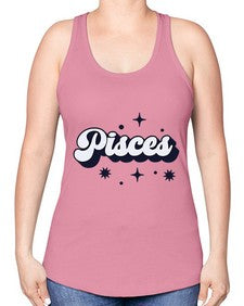 pisces 354# - pisces -Racerback Tank
