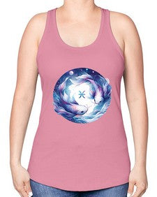 pisces 363# - pisces -Racerback Tank