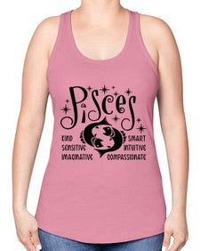 pisces 365# - pisces -Racerback Tank