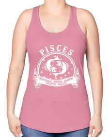 pisces 48# - pisces -Racerback Tank