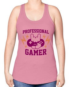 professional gamer 148# - video games -Racerback Tank