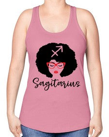 sagitarius 396# - sagittarius -Racerback Tank