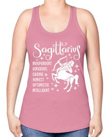 sagittarius 401# - sagittarius -Racerback Tank