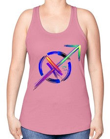 sagittarius 402# - sagittarius -Racerback Tank