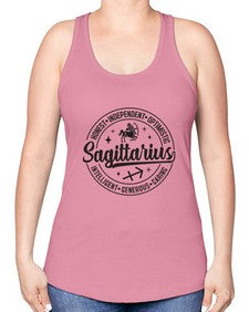 sagittarius 406# - sagittarius -Racerback Tank