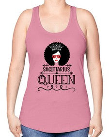 sagittarius queen 414# - sagittarius -Racerback Tank