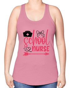 school nurse Style 1376# - nurse -Racerback Tank