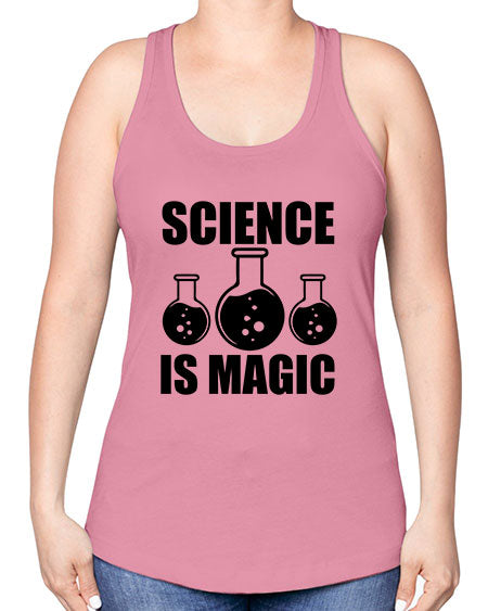science is magic 94# - general science -Racerback Tank