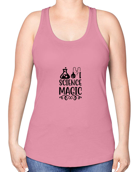 science magic 66# - general science -Racerback Tank