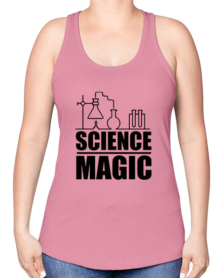 science magic 71# - general science -Racerback Tank