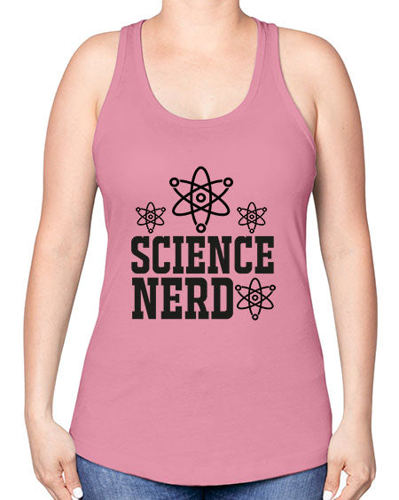 science nerd 63# - general science -Racerback Tank