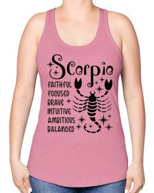 scorpio 431# - scorpio -Racerback Tank