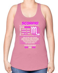 scorpio 457# - scorpio -Racerback Tank