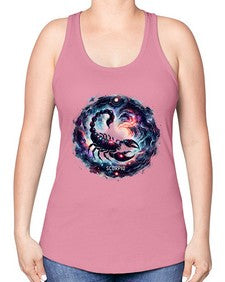 scorpio 461# - scorpio -Racerback Tank