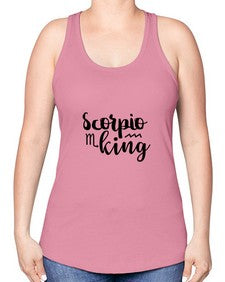 scorpio king 433# - scorpio -Racerback Tank