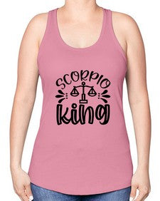 scorpio king 444# - scorpio -Racerback Tank
