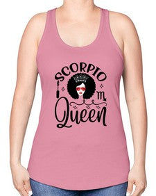 scorpio queen 448# - scorpio -Racerback Tank