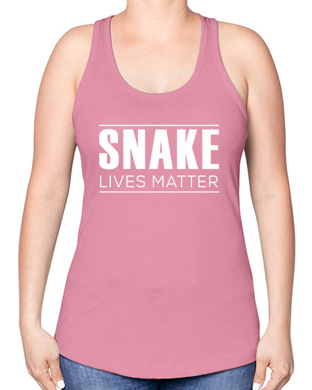 snake lives matter - snake -Racerback Tank