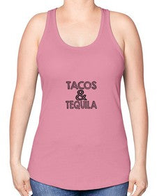 tacos tequila 1600# - tacos -Racerback Tank