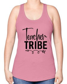 teacher tribe Style 384# - teacher -Racerback Tank