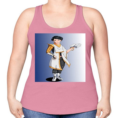 the book master 58# - anime -Racerback Tank