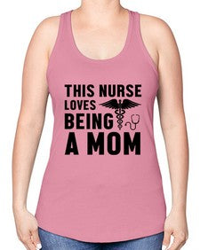 this nurse 1553# - nurse -Racerback Tank