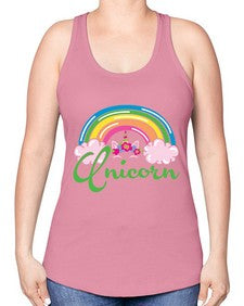 unicorn 442# - unicorn -Racerback Tank