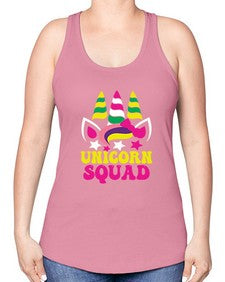 unicorn squad 484# - unicorn -Racerback Tank