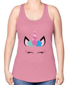 unicorn style 500# - unicorn -Racerback Tank