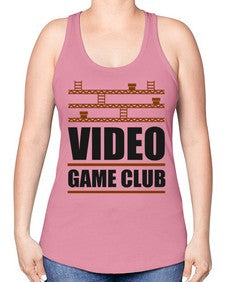 video game club 160# - video games -Racerback Tank