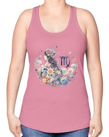 virgo 553# - virgo -Racerback Tank