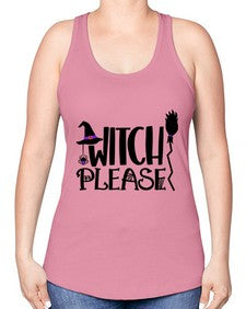 witch please 14# - witch -Racerback Tank