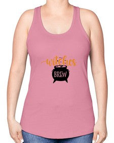 witches brew 6# - witch -Racerback Tank